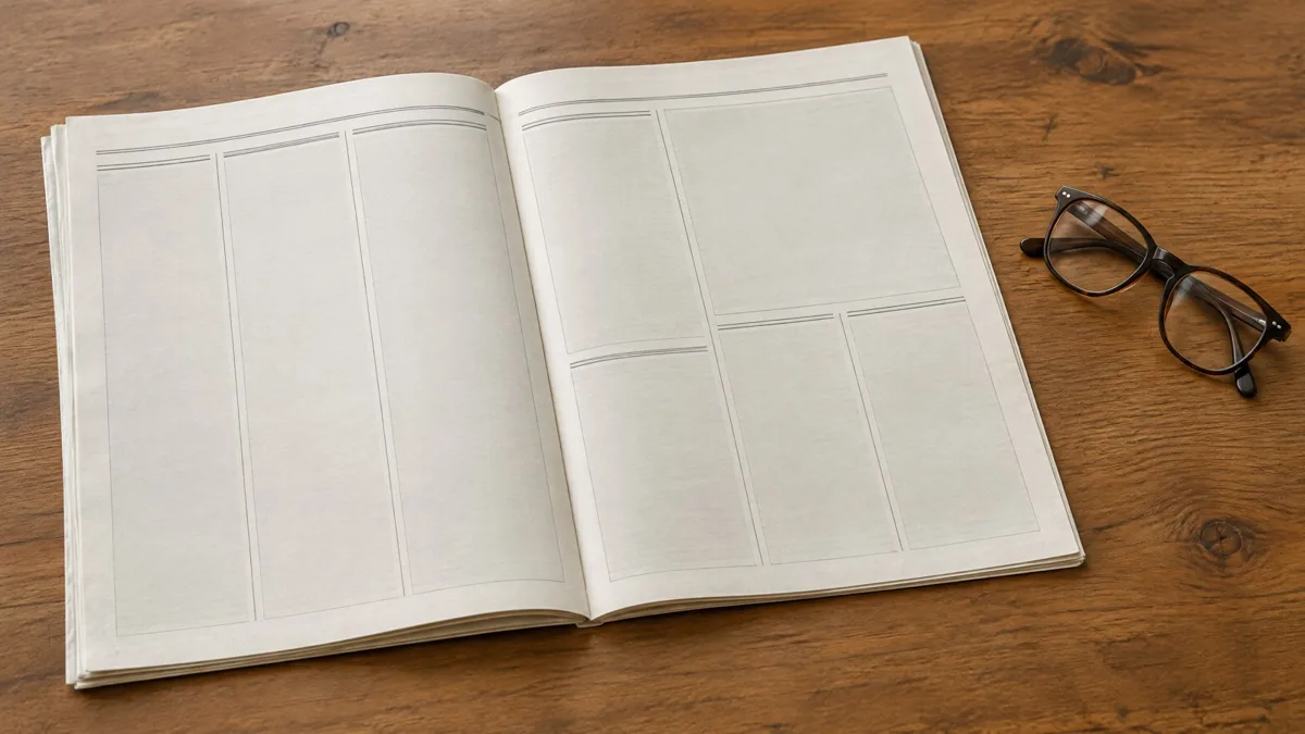 报纸与阅读眼镜